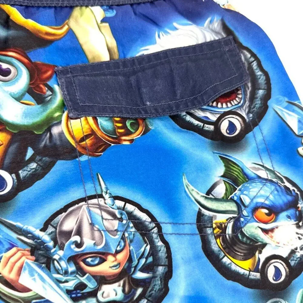 Skylanders Boys Swim‎ Board Shorts Blue Size XL